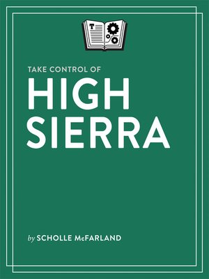 cover image of Take Control of High Sierra
